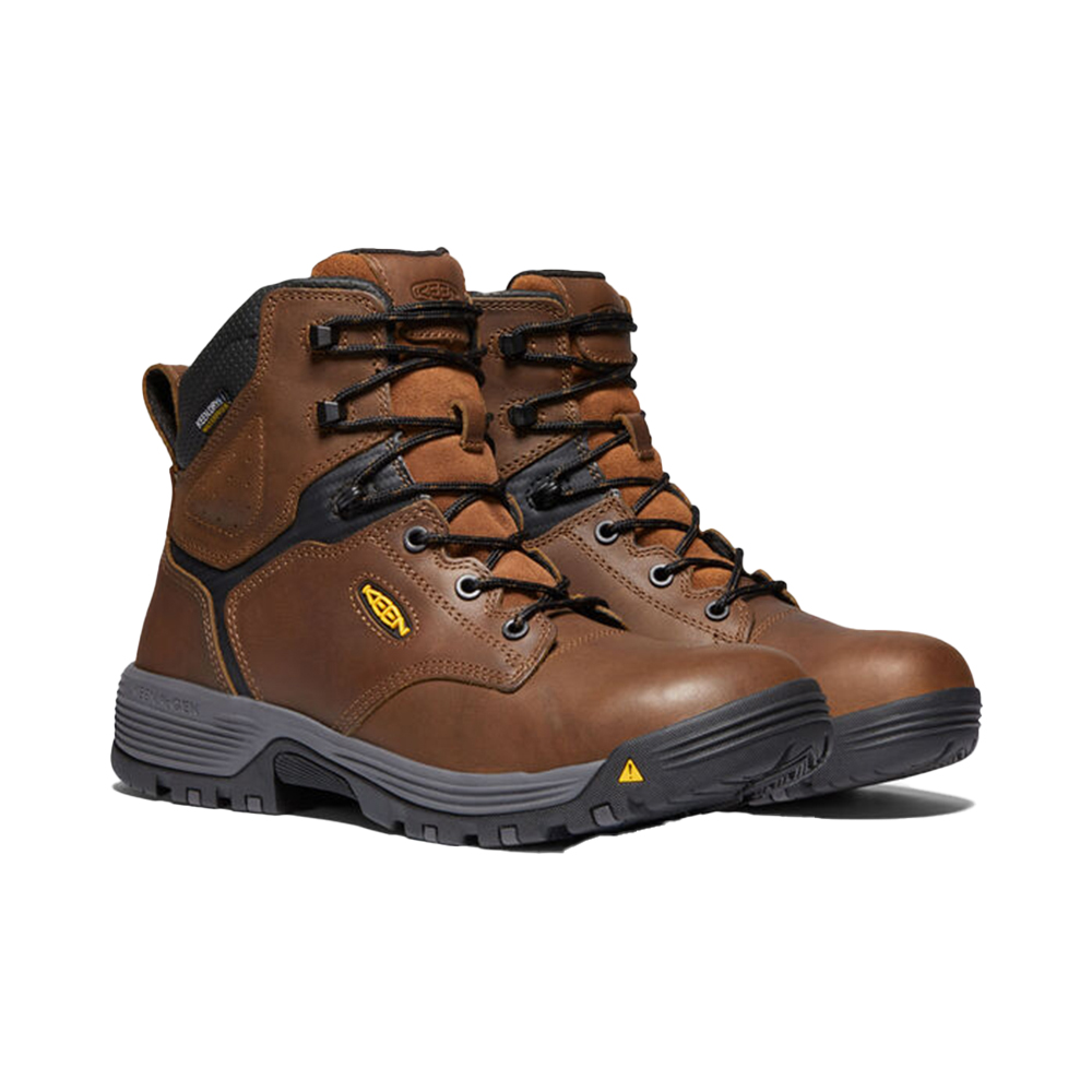 Keen Men's Chicago 6 Inch Waterproof Work Boots with Carbon Fiber Toe from GME Supply